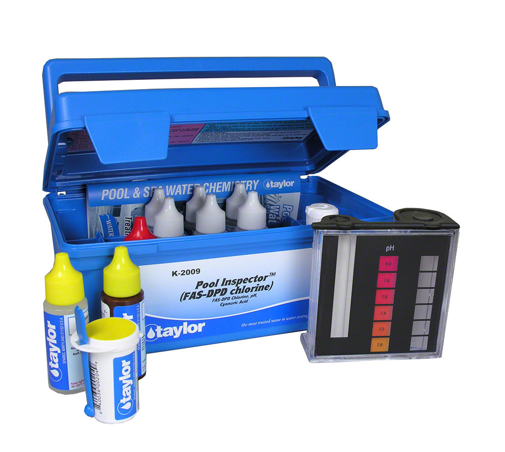 Taylor K-2009 Pool Inspector FAS-DPD Test Kit Chlorine HiRange Parts