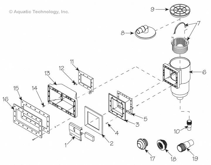 Waterway Flo-Pro II Aboveground Skimmer Parts