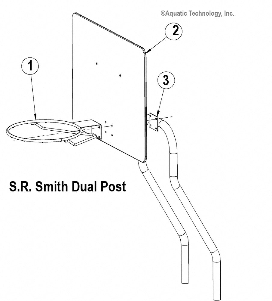 SR Smith Dual Post Challenger Basketball Game Parts