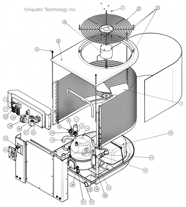Pentair MiniMax Plus Heat Pump Parts