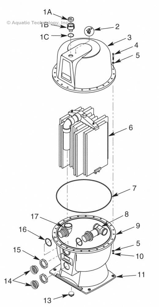 Sta-Rite DEPB Vertical Filter Parts