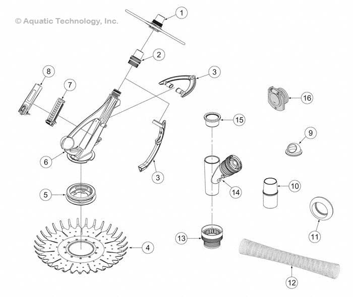 Pentair Kreepy Krauly Kruiser 2011 Parts