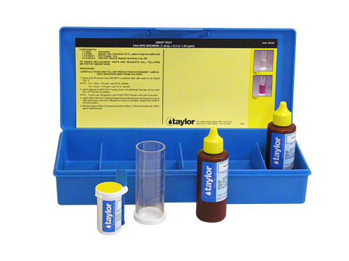 Taylor K-1517-C Drop Test Bromine Fas-DPD 2 Oz Test Kit Parts