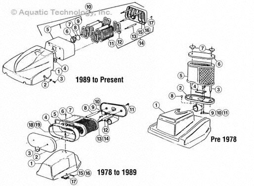 Aqua Vac King LP Commander Hood Parts