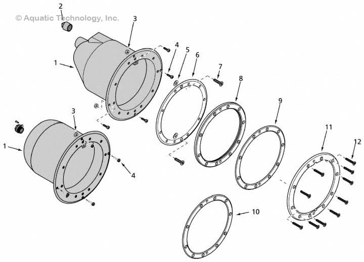 Sta-Rite Large Light Niches Parts