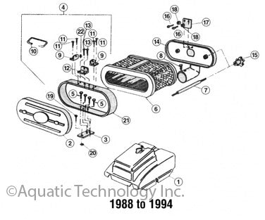 Aqua Vac Prince HoodAnd Filter Assemblies 1988-1994 Parts