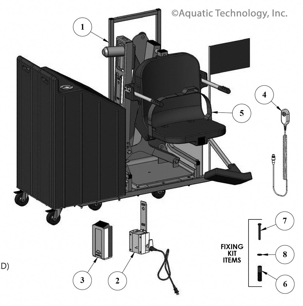 Aqua Creek Patriot Pool Lift Parts