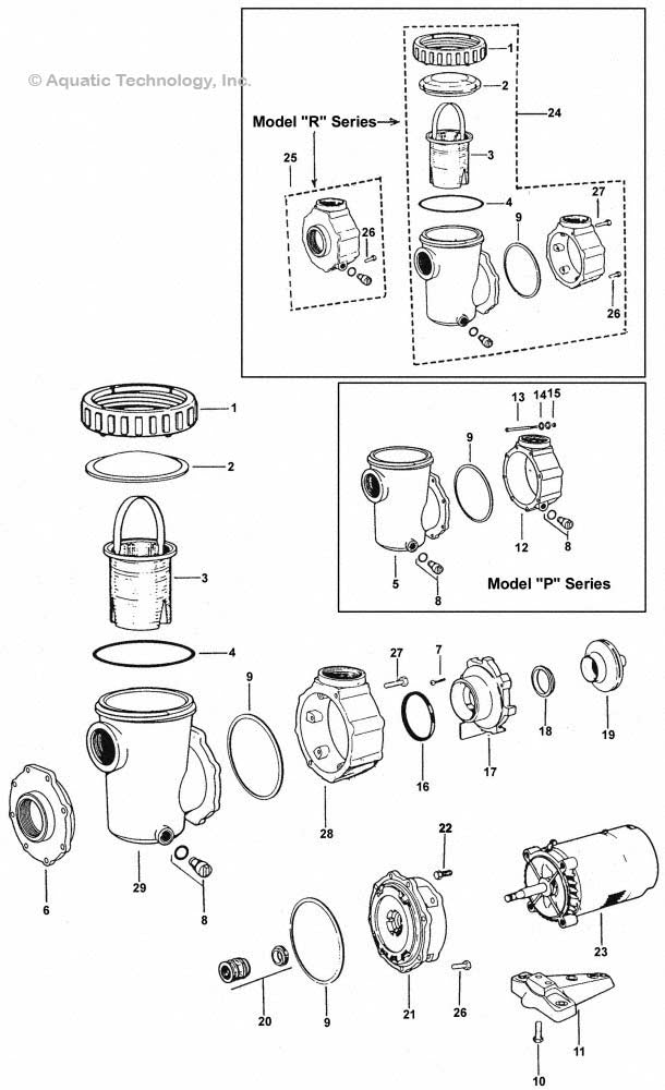 Jacuzzi Ring-Lok Pump Parts