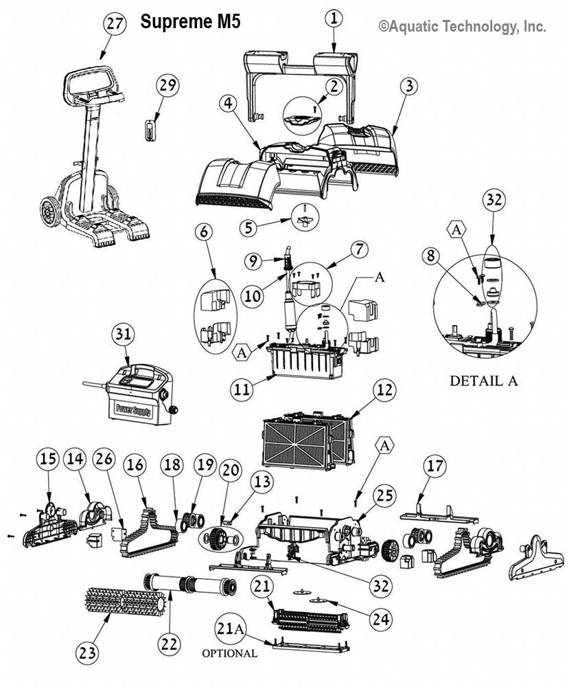 Dolphin Supreme M5 Parts