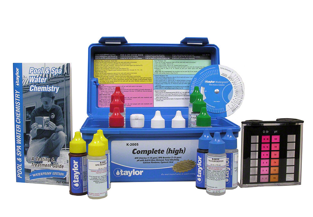 Taylor K-2005 DPD Complete Test Kit Alkalinity/Bromine-Chlorine HiRange Parts