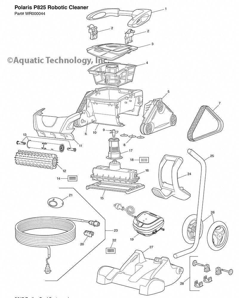 Polaris P825 Cleaner Parts