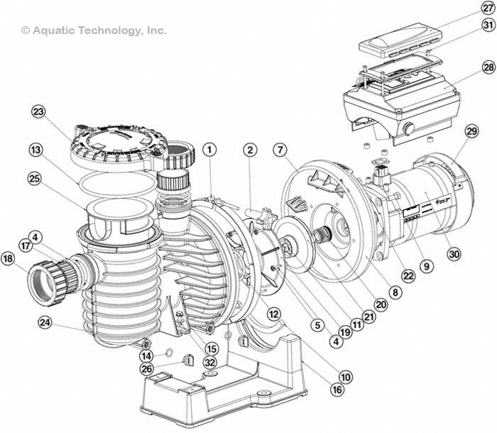 Sta-Rite IntelliPro VS (Variable Speed) Pump Parts