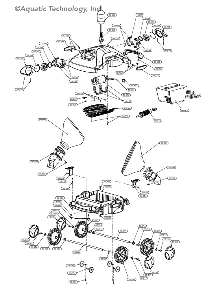 Aqua Products Pool Rover S240I Parts