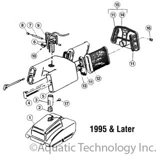 Aqua Vac Prince HoodAnd Filter Assemblies 1995 and Later Parts