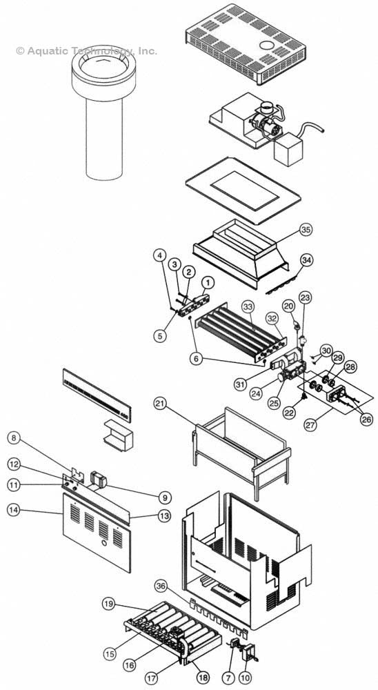 Pentair Powermax Residential Heater Parts