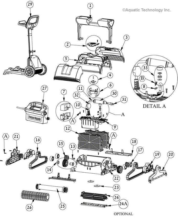 Dolphin Supreme M4 Pool Cleaner Parts