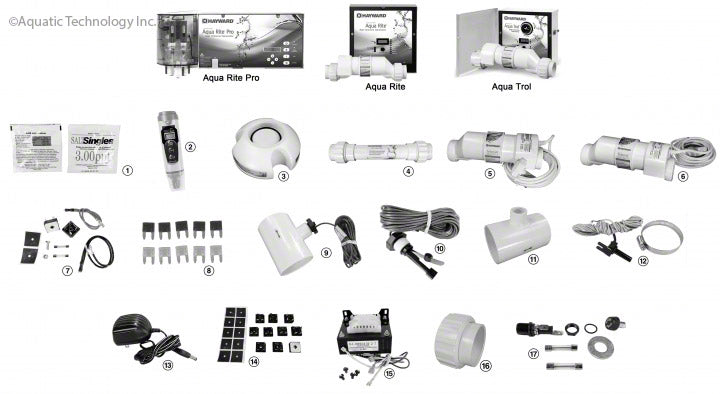 Hayward AquaRite, AquaRite Pro and Aquatrol Parts