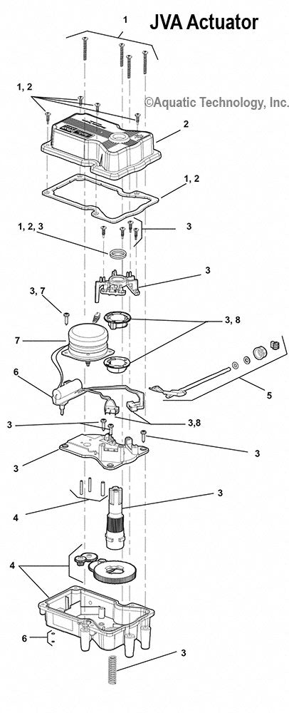 Jandy AquaLink RS JVA4424 Valve Actuator In The Swim - Foto 4