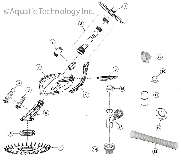 Pentair Kreepy Krauly Kruiser 2012 Parts