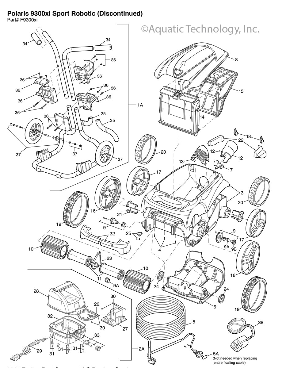 Polaris 9300XI Sport Parts