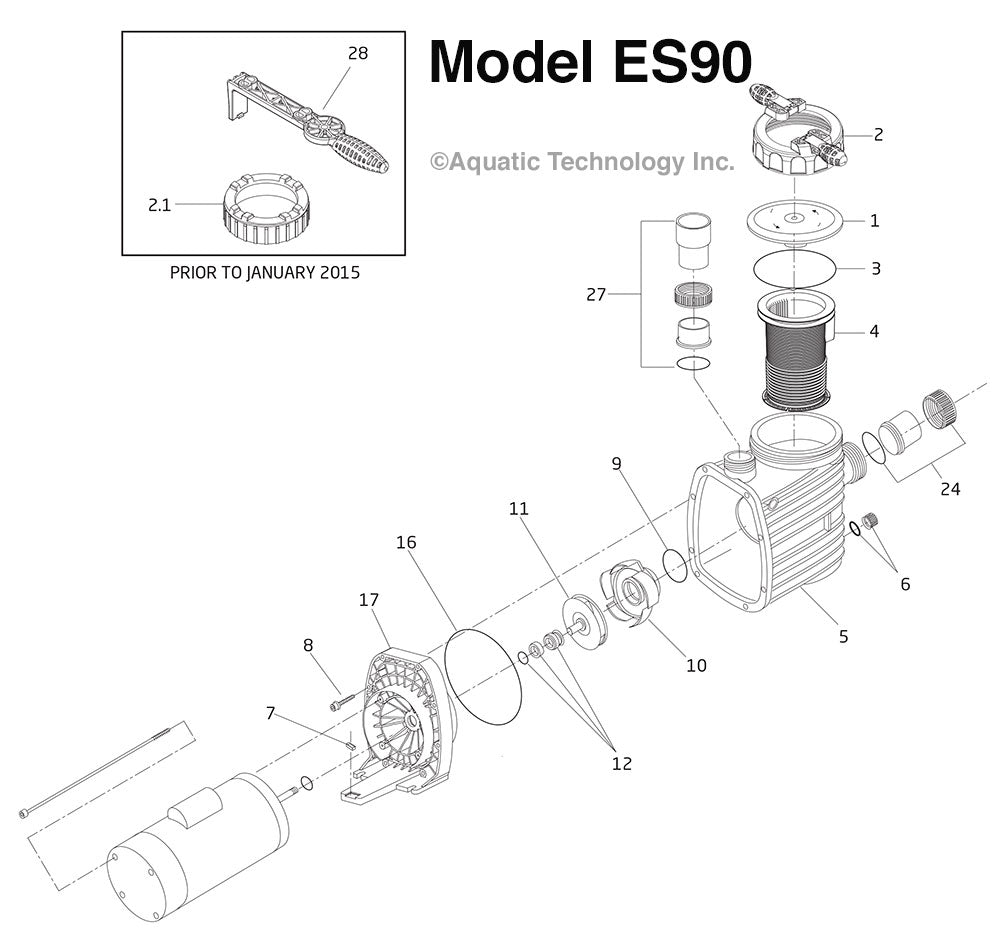 Speck ES90 Pump Parts