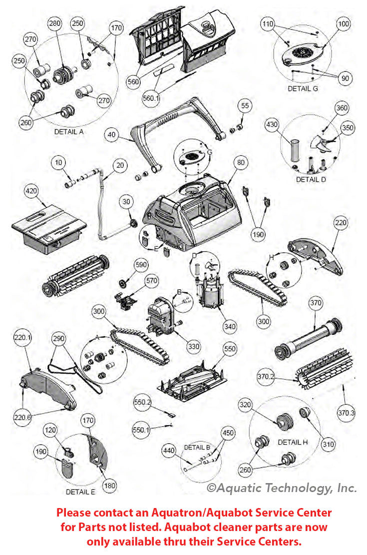 Aqua Products Rapids 1500 Parts