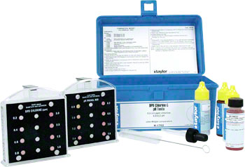 Taylor K-1762 Commercial Midgets Chlorine DPD 3/8.2 Test Kit Parts