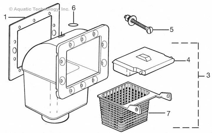 Jacuzzi SV Aboveground Skimmer Parts