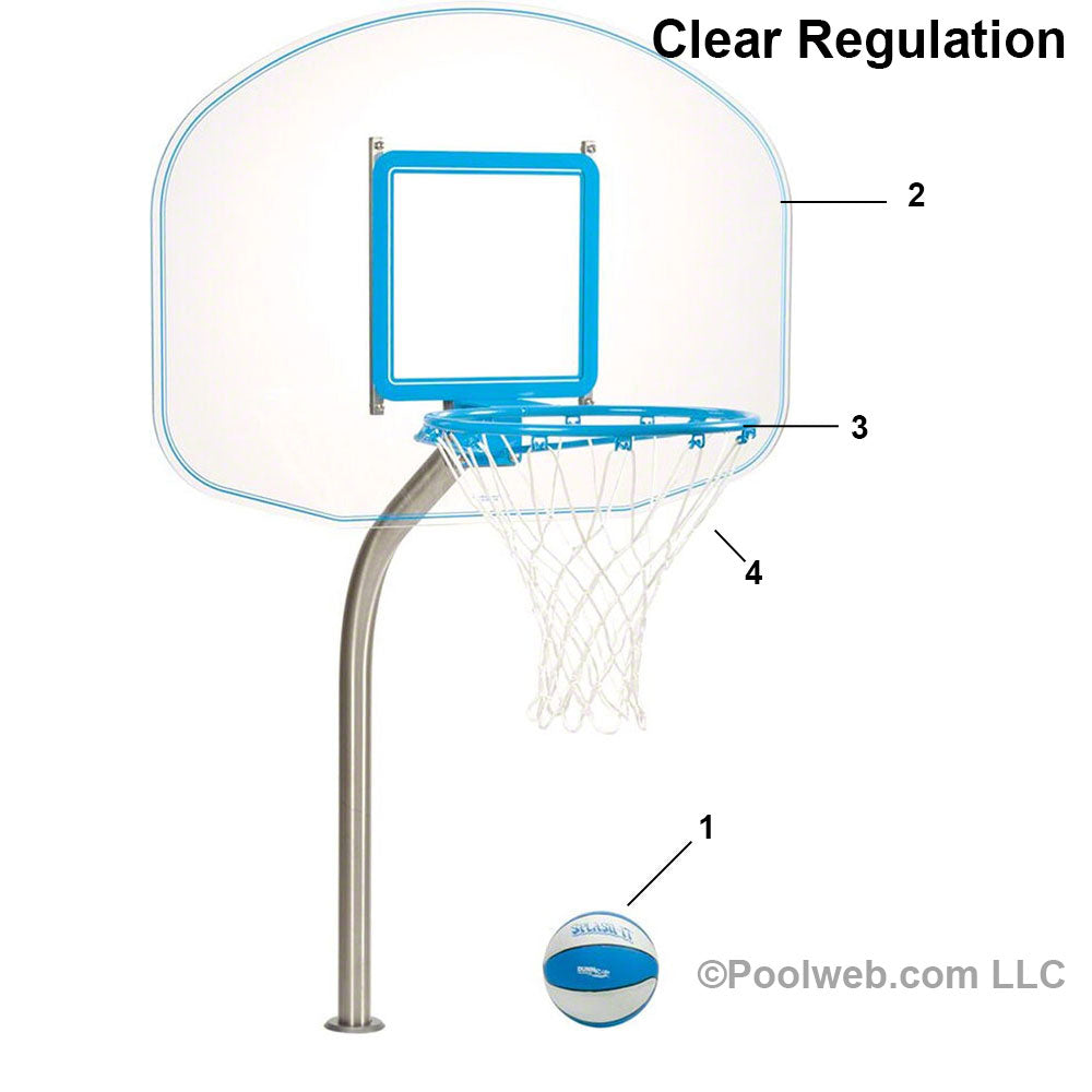 Dunn Rite Regulation Clear Basketball Parts