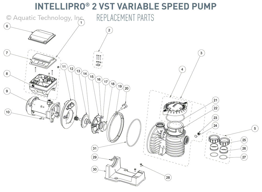 Sta-Rite IntelliPro 2 VST Variable Speed Pump Parts