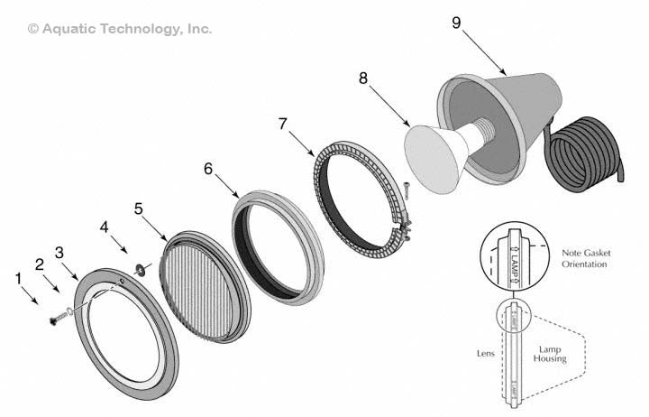 Sta-Rite Sunglow LTC Light Parts