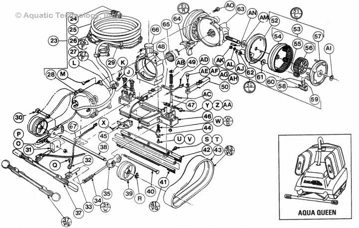 Aqua Vac Queen 1978-1987 Parts