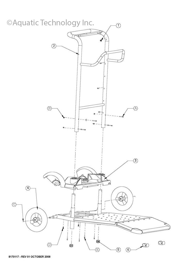 Dolphin Wave Caddy Parts