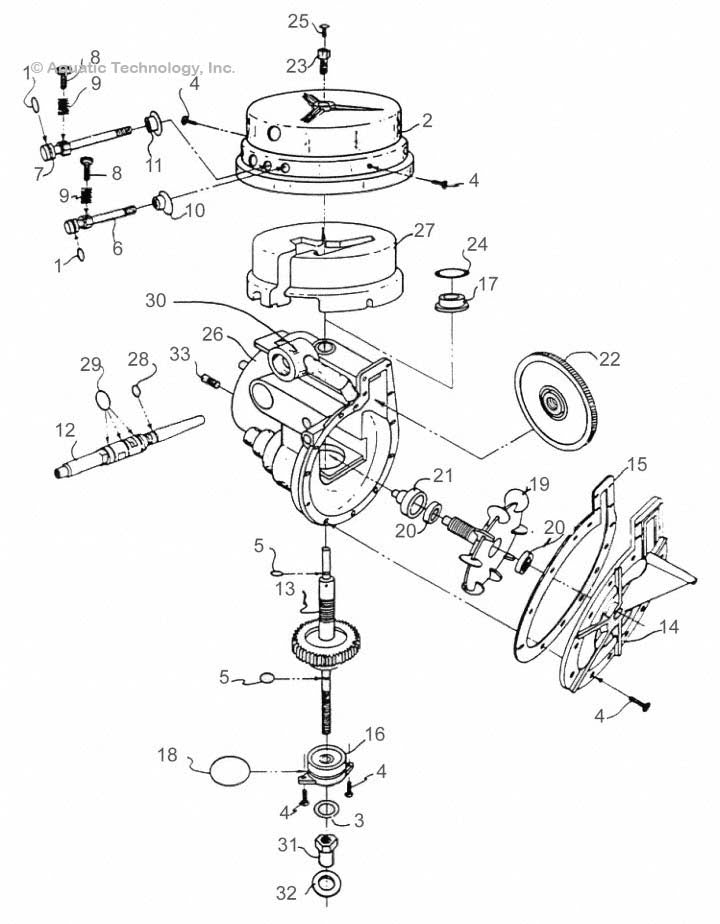 Pentair Letro Sweep I and II L79BL Cleaner Parts