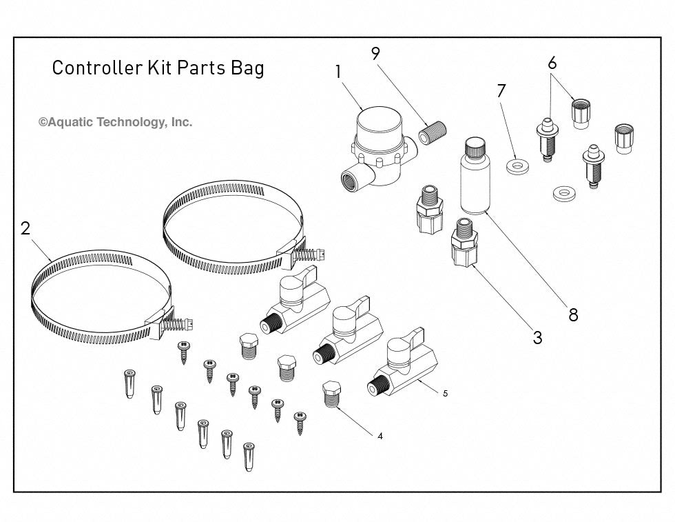 Pentair Commercial IntelliChem Controller Kit Bag Parts