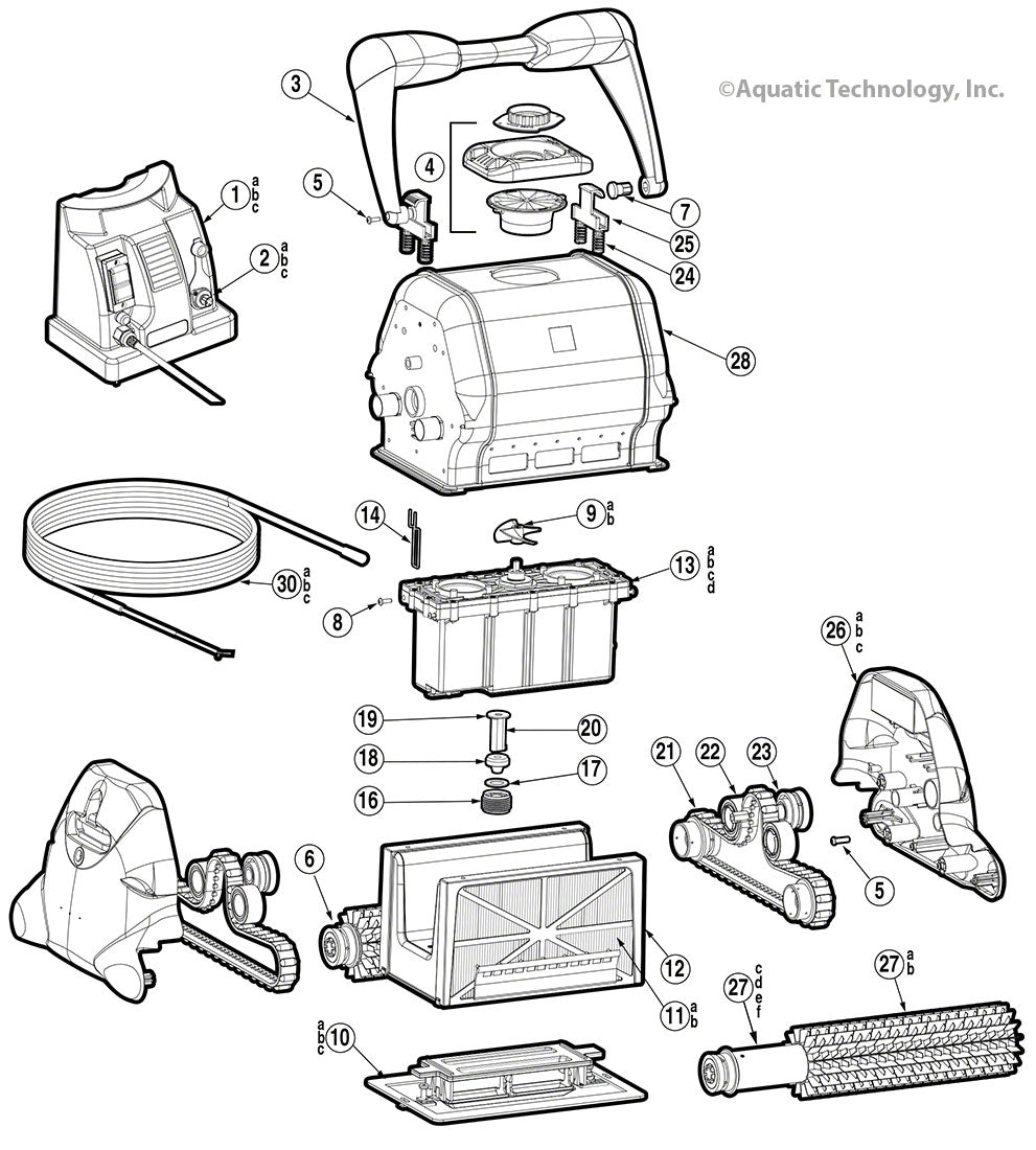 Hayward Tigershark, Tigershark QC, Tigershark Plus Parts