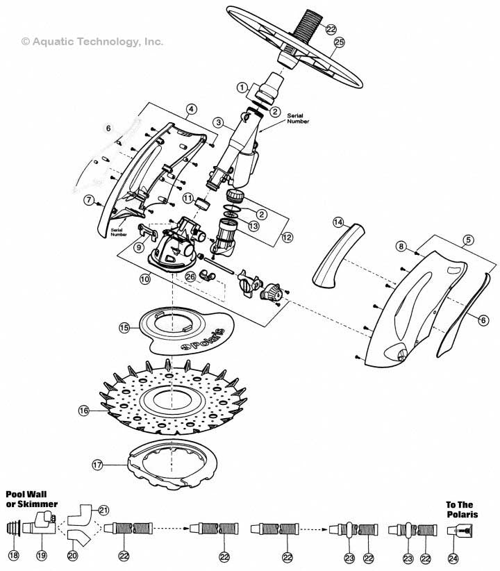 Polaris Vac-Sweep 140 Parts
