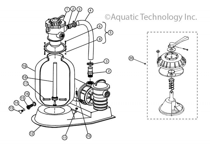 Pentair Sand Dollar and Starbright Filter Parts Pre-2009