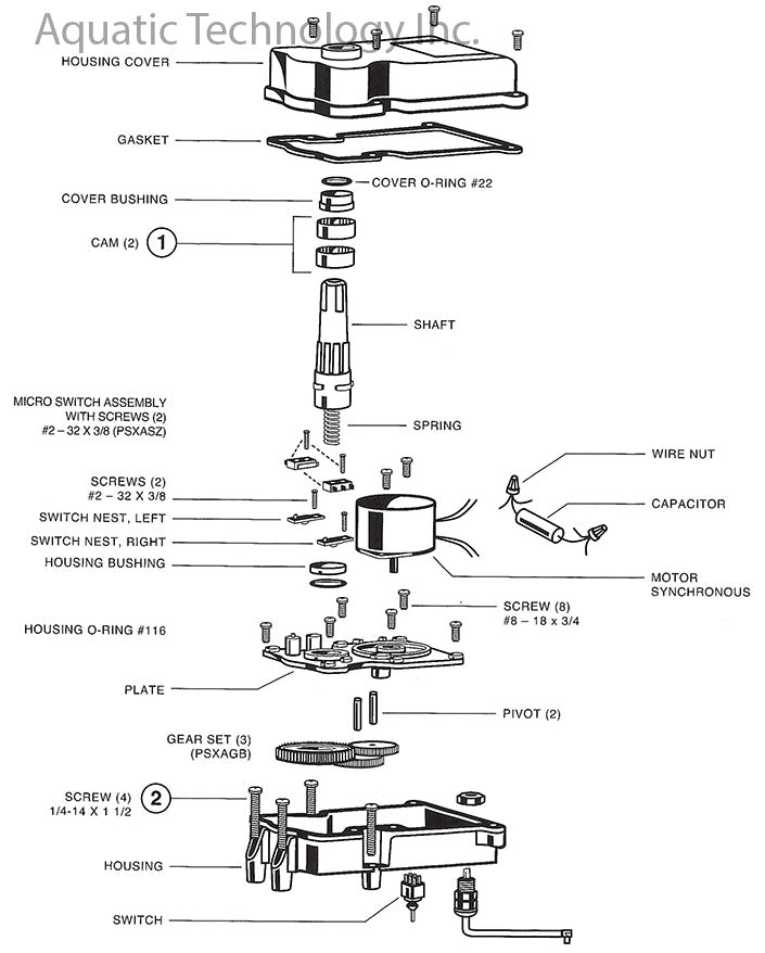 Hayward Actuator Parts