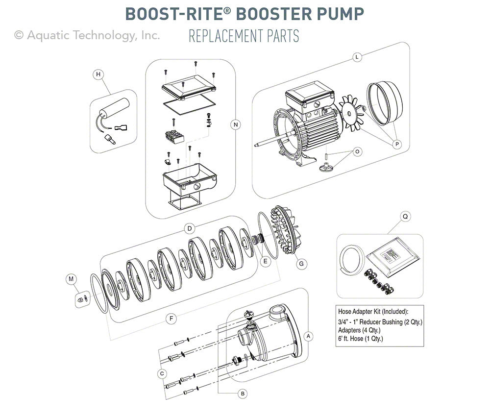 Pentair Boost-Rite Booster Pump Parts