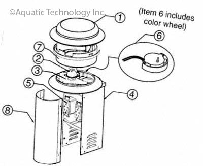 Pentair Fiberworks Light Photon Generator Parts