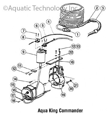 Aqua Vac King Commander Swivel Parts