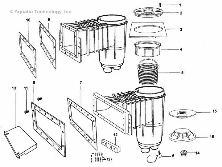 Jacuzzi Deckmate Vinyl and Fiberglass Skimmer Parts