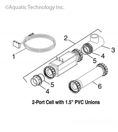 Jandy Chlormatic 2-Port Cell Parts