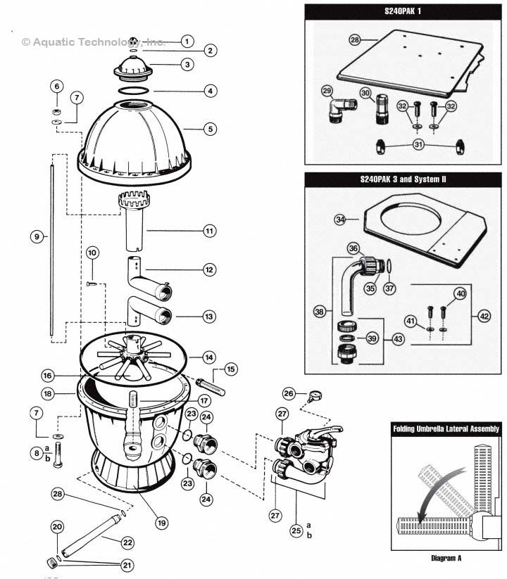 Hayward S240 Filter Parts