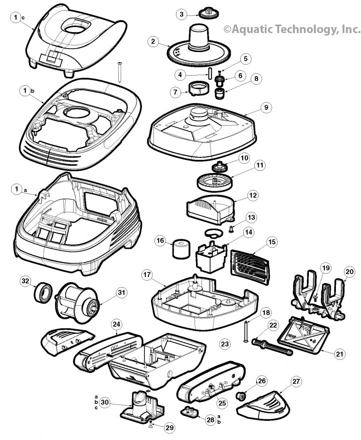 Hayward Pool Vac VFlex Cleaner Replacement Parts