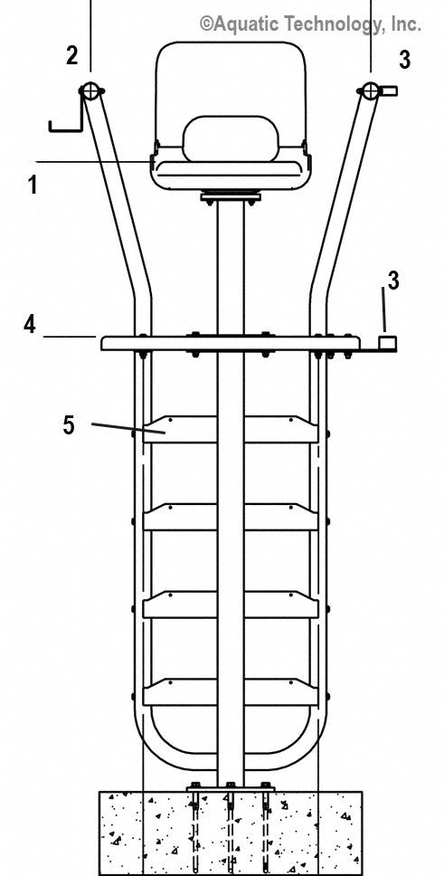Spectrum Sapphire Lifeguard Chair Parts