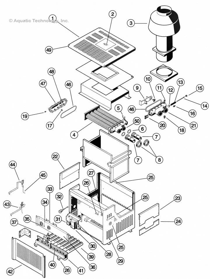 Hayward HSeries ED1 Heater Replacement Parts