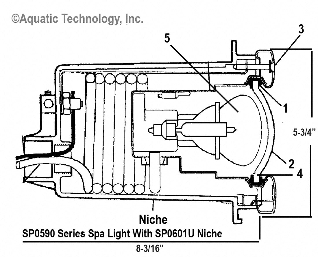 Hayward AstroLite II Series SP0590S-0590HS Spa Light Parts