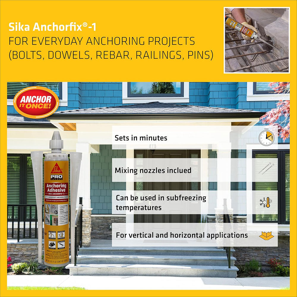 AnchorFix-1 High Strength Epoxy Anchoring Adhesive - 10.1 Fl. Oz.